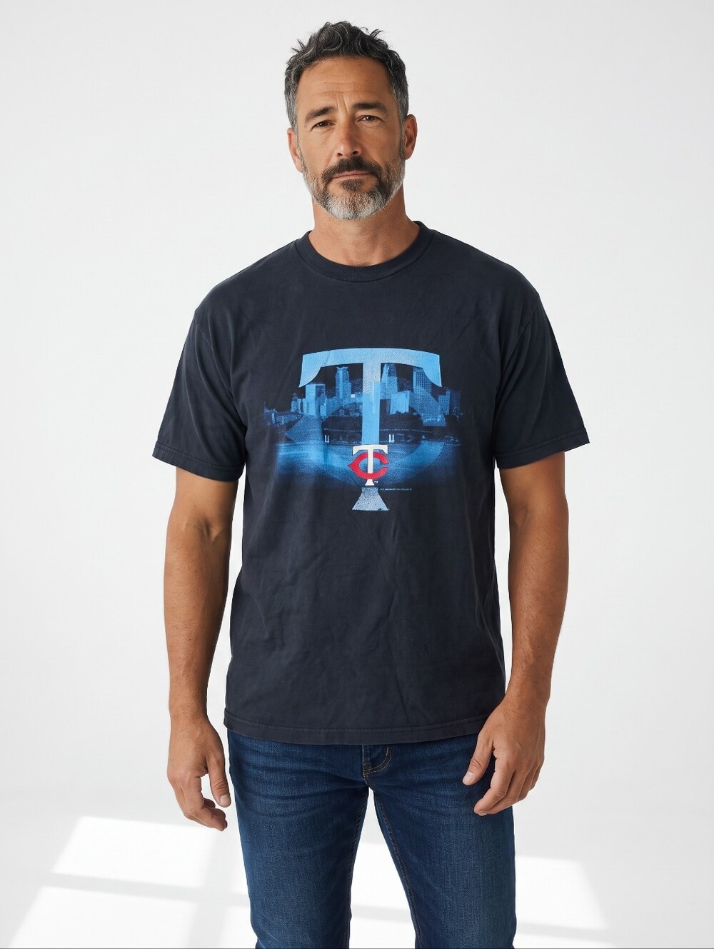 Minnesota Twins Navy Blue Tee Shirt - MLB Genuine Merchandise